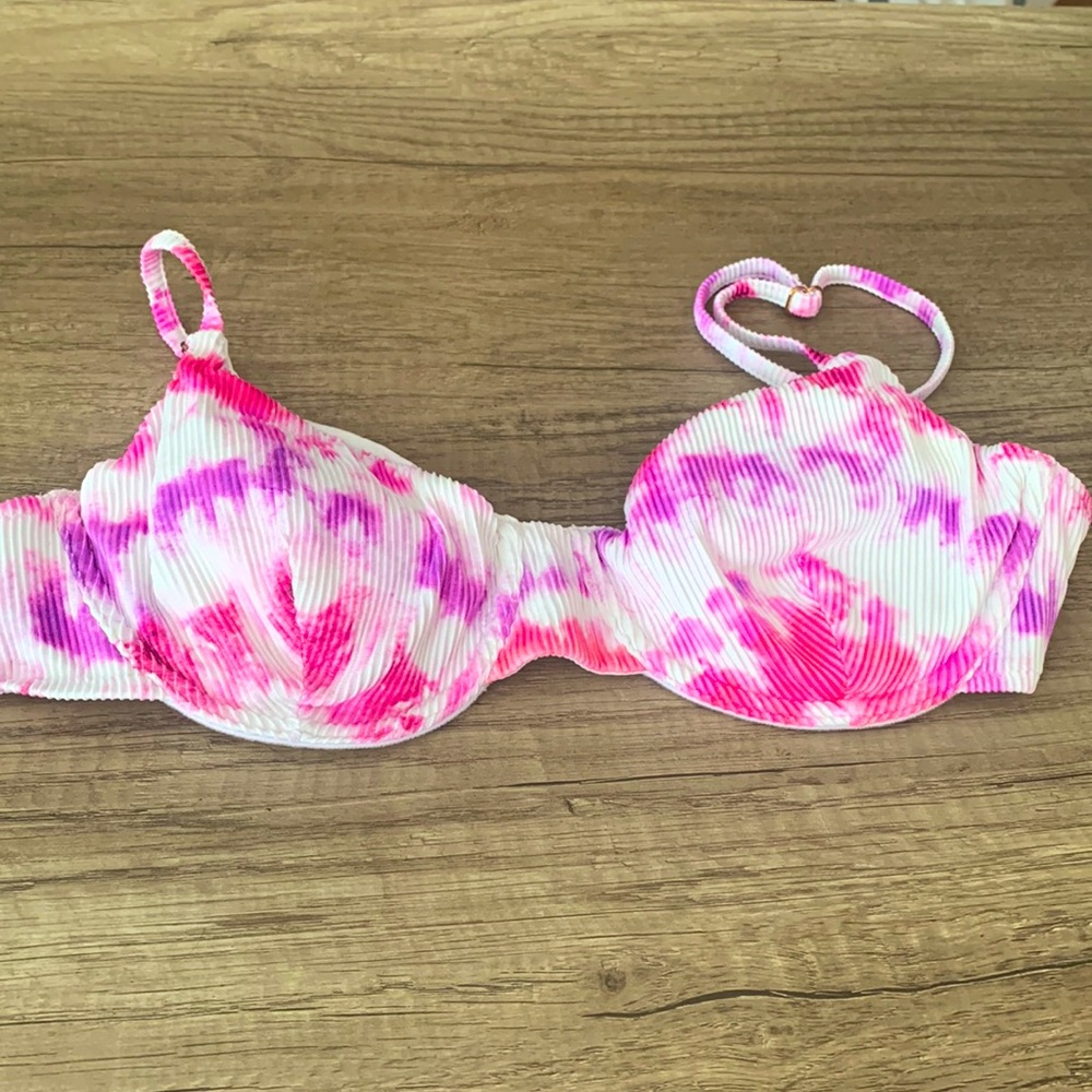 Tie dye bikini top